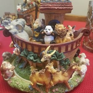 Vintage Noah's Ark Musical Collectible